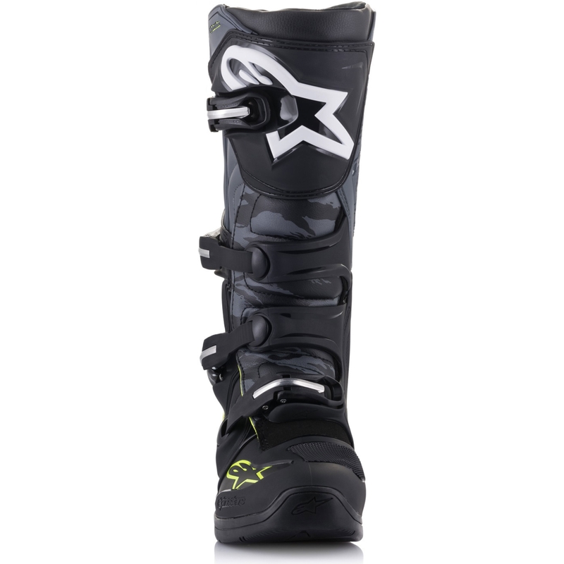 Bottes moto Alpinestars TECH 5 noir-gris-jaune fluo