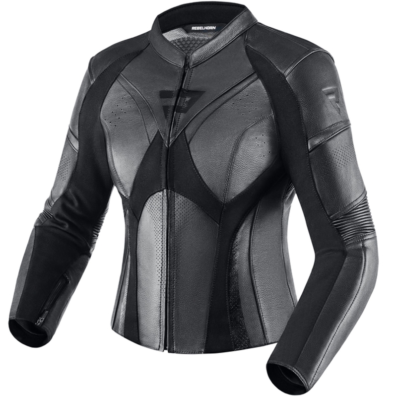 Veste moto femme Rebelhorn Rebel noir