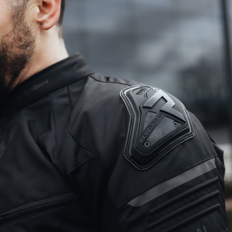 Veste de moto Rebelhorn Vandal noire