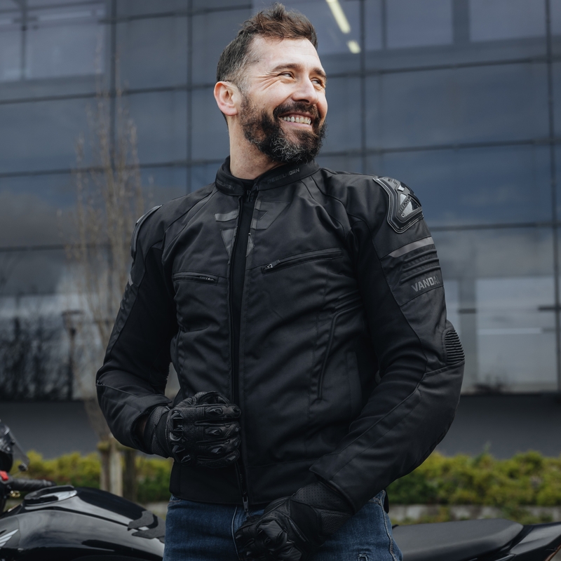 Veste de moto Rebelhorn Vandal noire