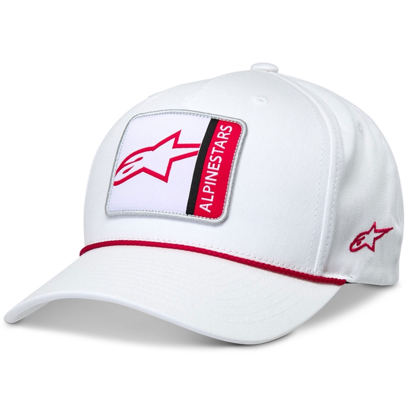 Casquette Snapback spécifique Alpinestars blanche