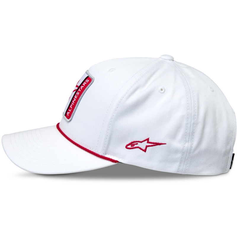 Casquette Snapback spécifique Alpinestars blanche