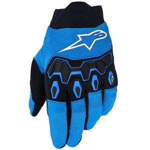 Gants de moto Alpinestars Full Bore V2 pour jeunes/enfants, bleu-noir