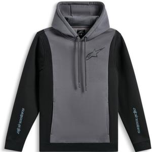 Sweat à capuche Alpinestars Ignite noir-gris