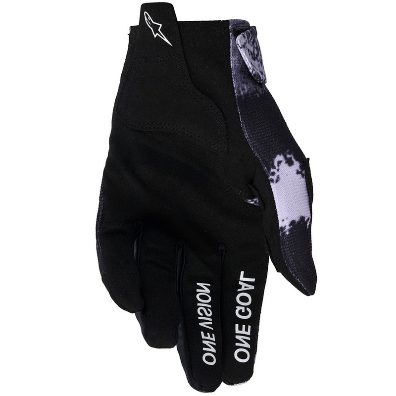 Gants de motocross pour enfant Alpinestars Radar Youth, gris camouflage