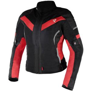 Veste moto femme Street Racer Betty II Air noir-rouge