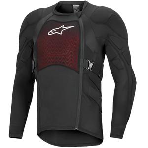 Gilet de protection à manches longues Alpinestars Bionic Plasma LT noir-rouge-blanc