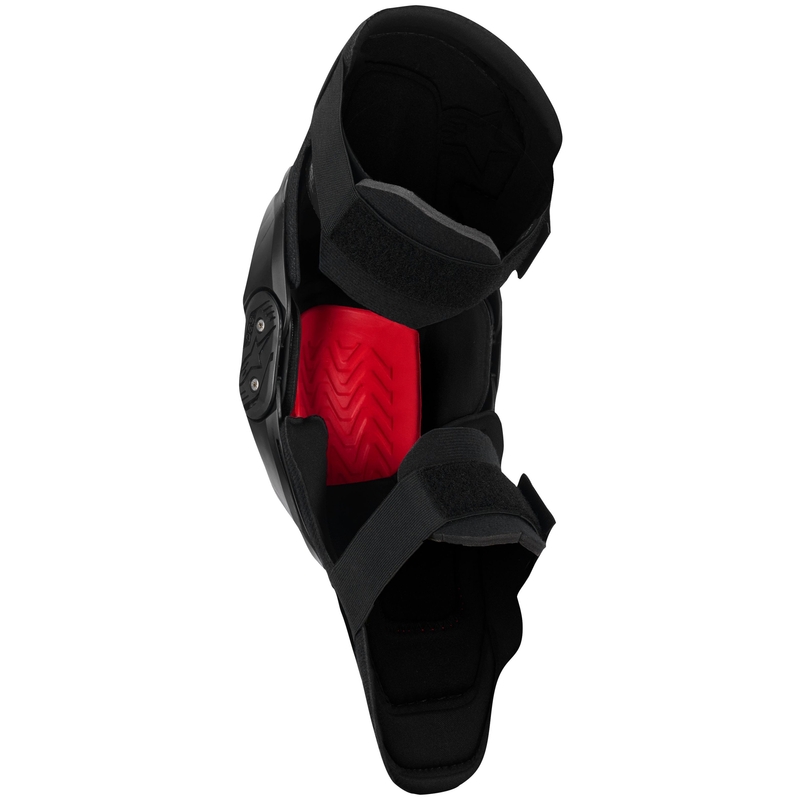 Genouillères Alpinestars SX-1 Plasma noir-rouge-gris