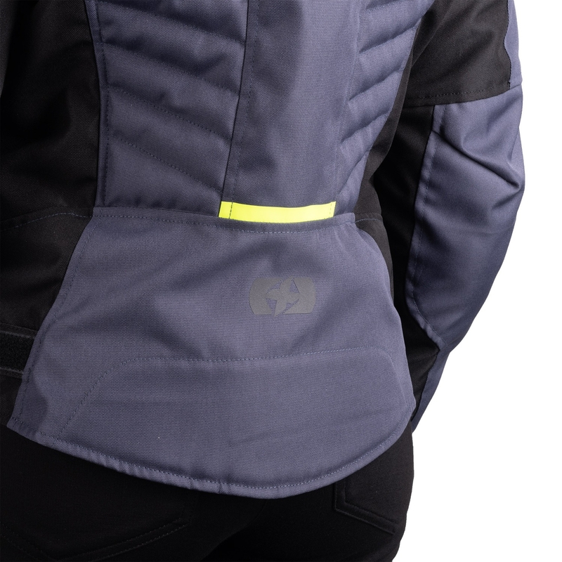 Veste moto femme OXFORD VALENCIA 2D 3.0 noir-gris