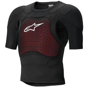 Gilet de protection à manches courtes Alpinestars Bionic Plasma LT noir-rouge-blanc