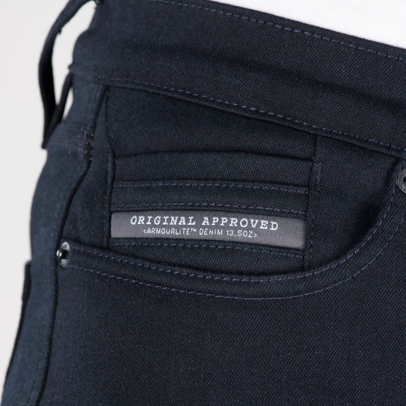 Jean moto OXFORD ORIGINAL APPROUVÉ SUPER STRETCH JEANS AA SLIM FIT bleu indigo