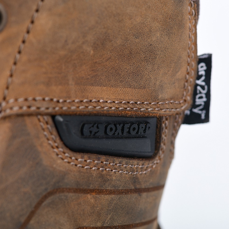 Bottes de moto OXFORD KICKBACK DRY2DRY™ marron