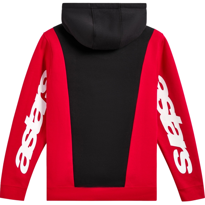 Sweat à capuche Alpinestars Ignite noir-rouge