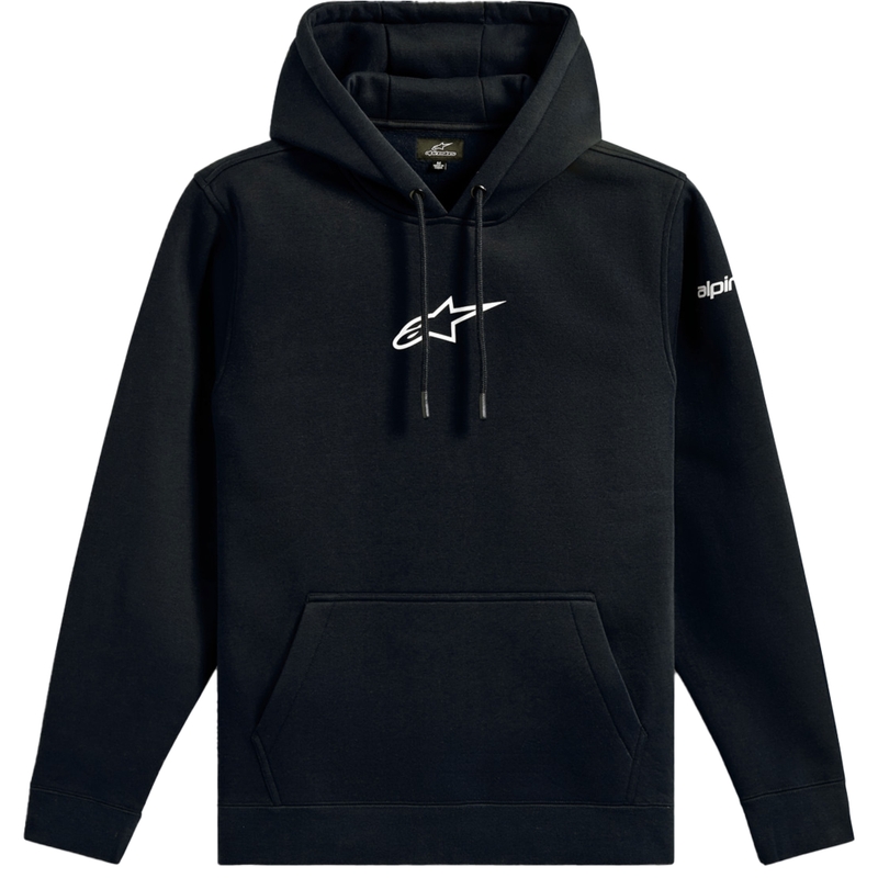 Sweat à capuche frontal Alpinestars noir