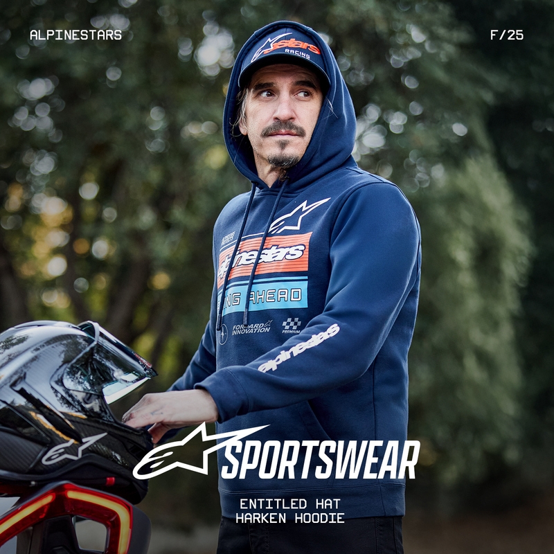 Sweat à capuche Alpinestars Harken bleu