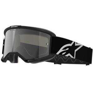 Lunettes de motocross Alpinestars Vision 5 Corp noires avec verres transparents