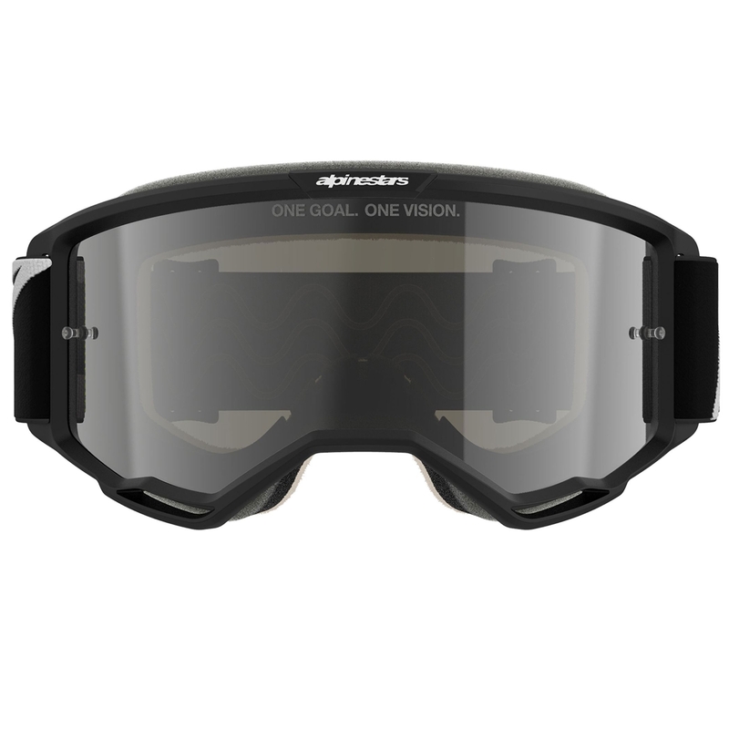 Lunettes de motocross Alpinestars Vision 5 Corp noires avec verres transparents