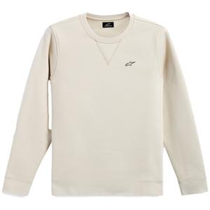 Sweat-shirt Alpinestars Positive Crew blanc cassé
