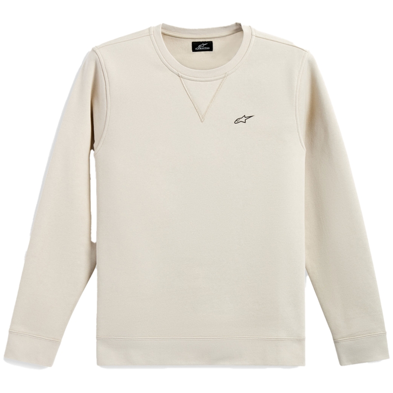 Sweat-shirt Alpinestars Positive Crew blanc cassé