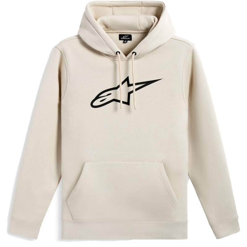Sweat à capuche Alpinestars Ageless 3 blanc cassé-noir