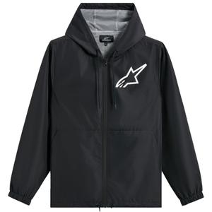 Veste coupe-vent Alpinestars Speeder Chromium noir-blanc