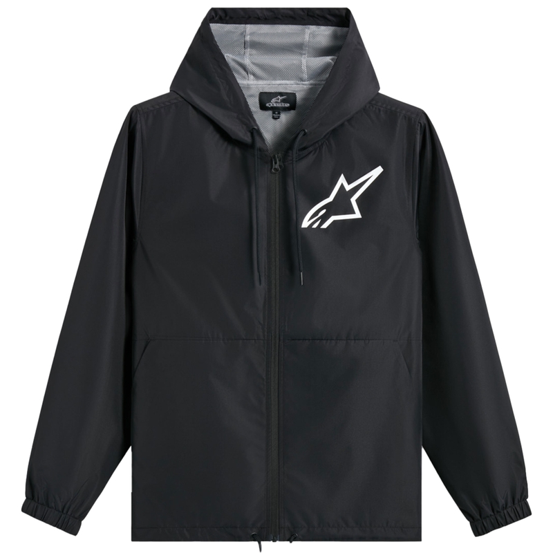Veste coupe-vent Alpinestars Speeder Chromium noir-blanc