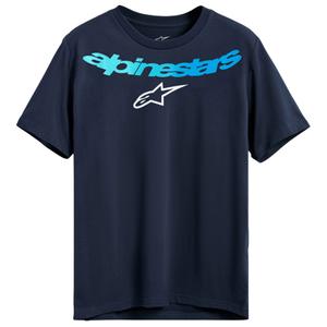 T-shirt Alpinestars Collared CSF bleu
