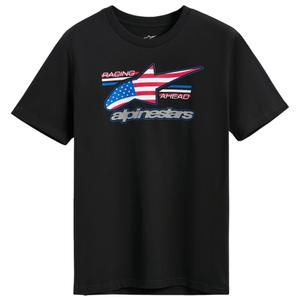 T-shirt Alpinestars Nationals CSF noir-rouge-bleu-blanc