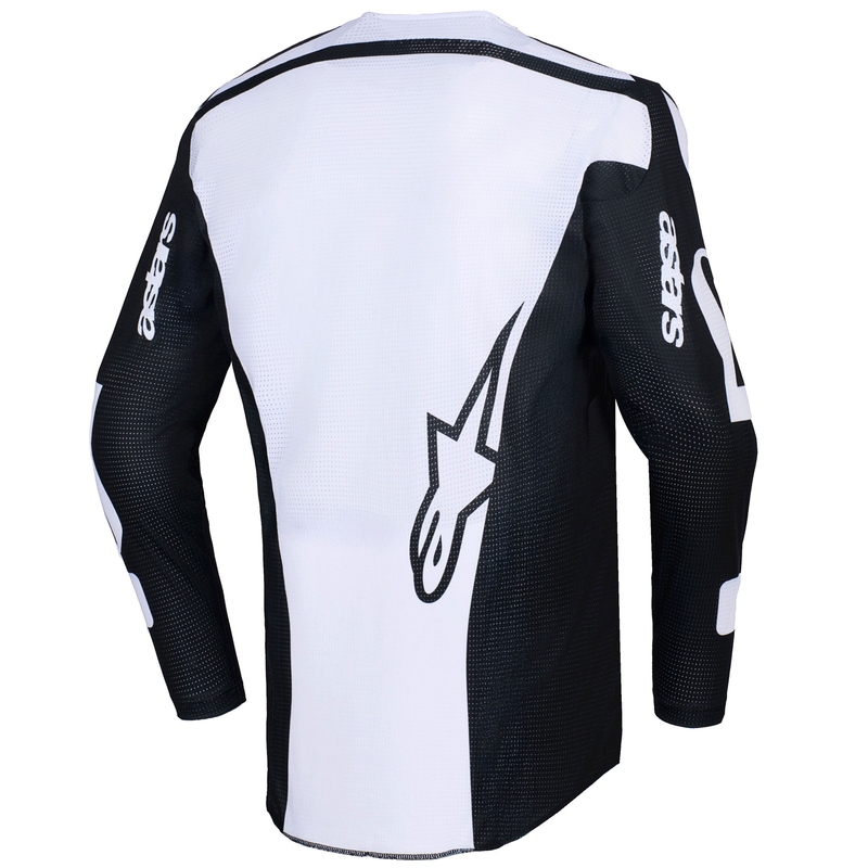 Maillot de motocross Alpinestars Racer Air Riway noir-blanc