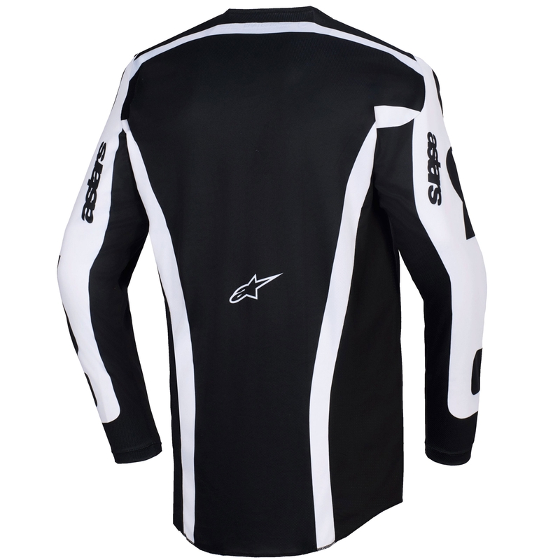 Maillot de motocross Alpinestars Racer Riway blanc-noir