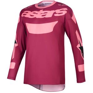 Maillot de motocross Alpinestars Racer Riway rouge foncé-corail