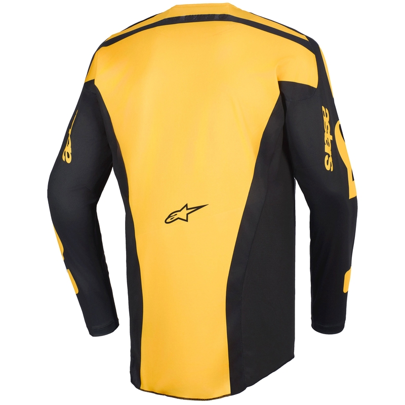 Maillot de motocross Alpinestars Racer Riway jaune-noir