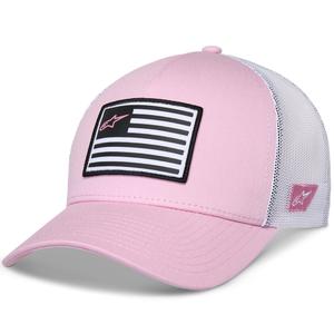 Casquette Alpinestars Flag Snap rose-blanc