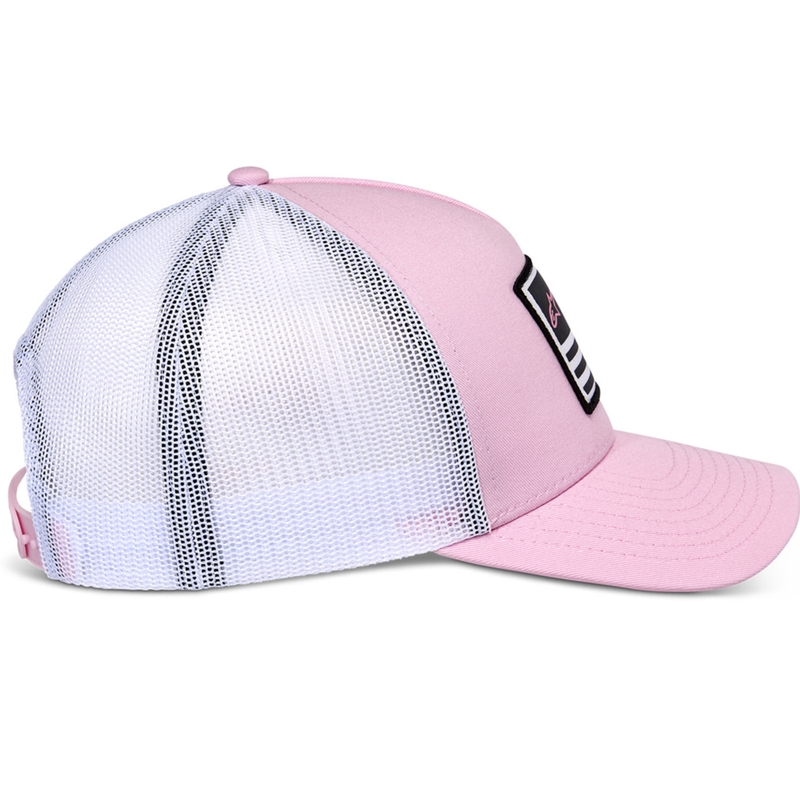 Casquette Alpinestars Flag Snap rose-blanc