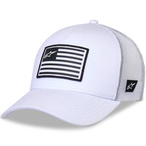 Casquette Alpinestars Flag Snap blanche-blanche