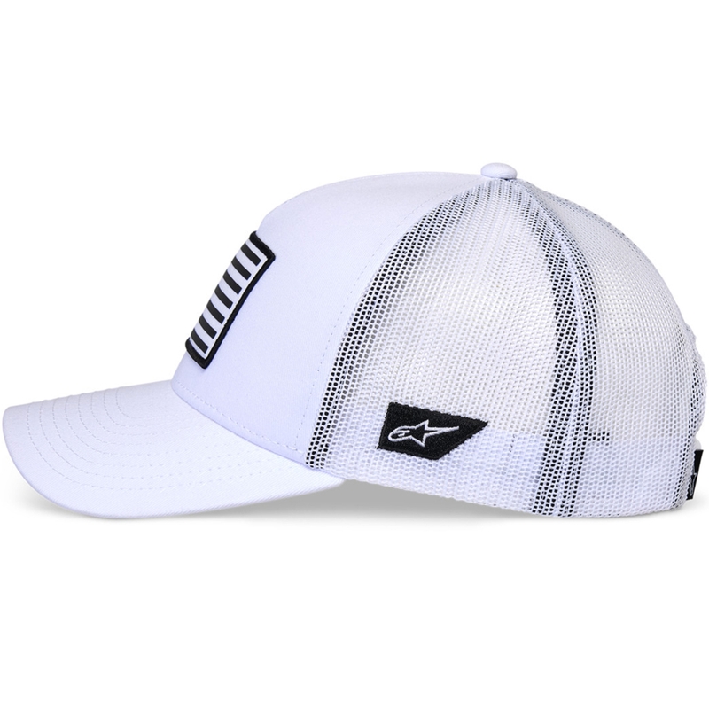 Casquette Alpinestars Flag Snap blanche-blanche