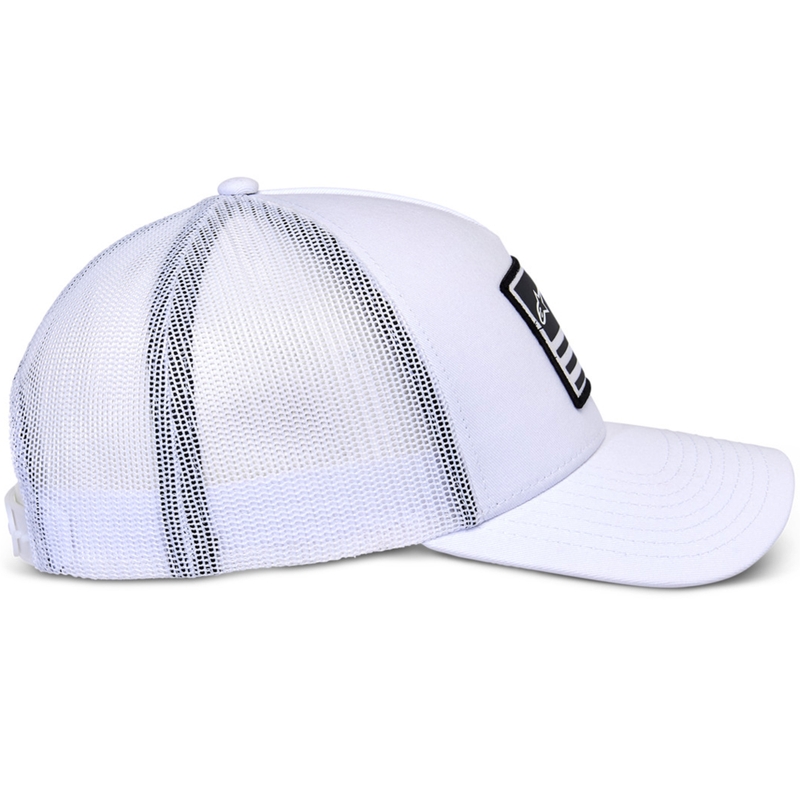 Casquette Alpinestars Flag Snap blanche-blanche