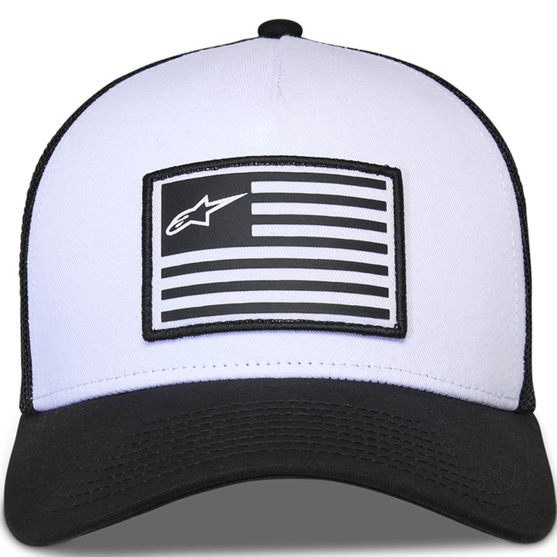 Casquette Alpinestars Flag Snap blanc-noir