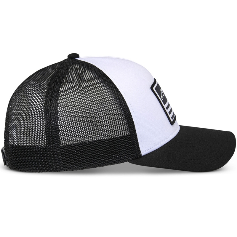 Casquette Alpinestars Flag Snap blanc-noir