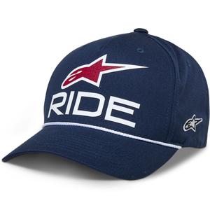 Casquette Snapback Alpinestars Ride Comp bleu-blanc-rouge