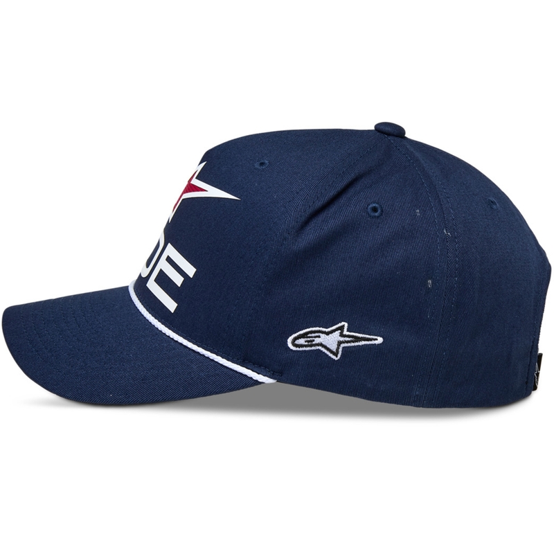 Casquette Snapback Alpinestars Ride Comp bleu-blanc-rouge