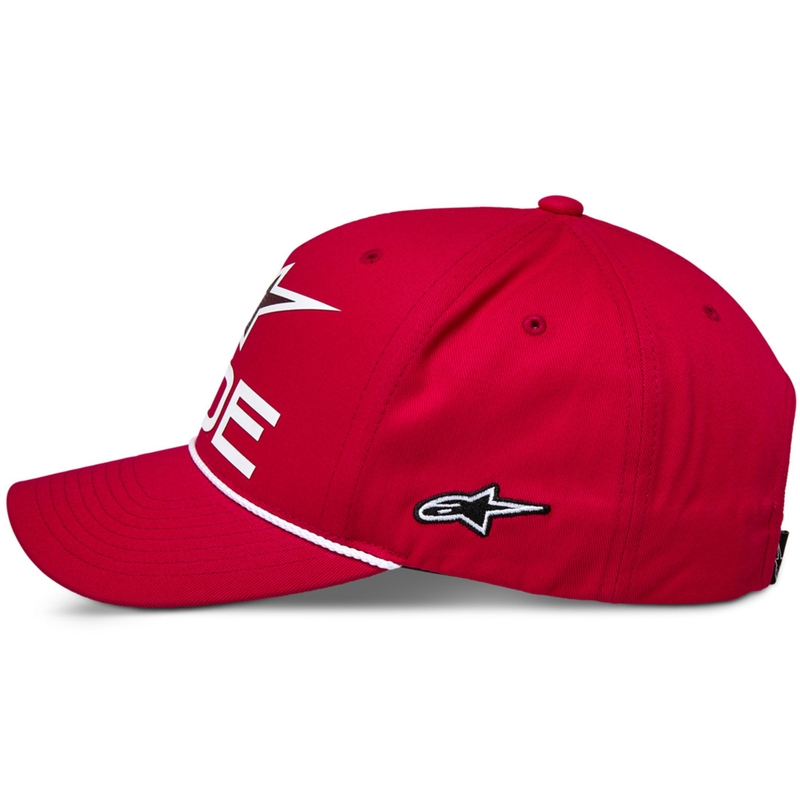 Casquette Snapback Alpinestars Ride Comp rouge-blanc-noir