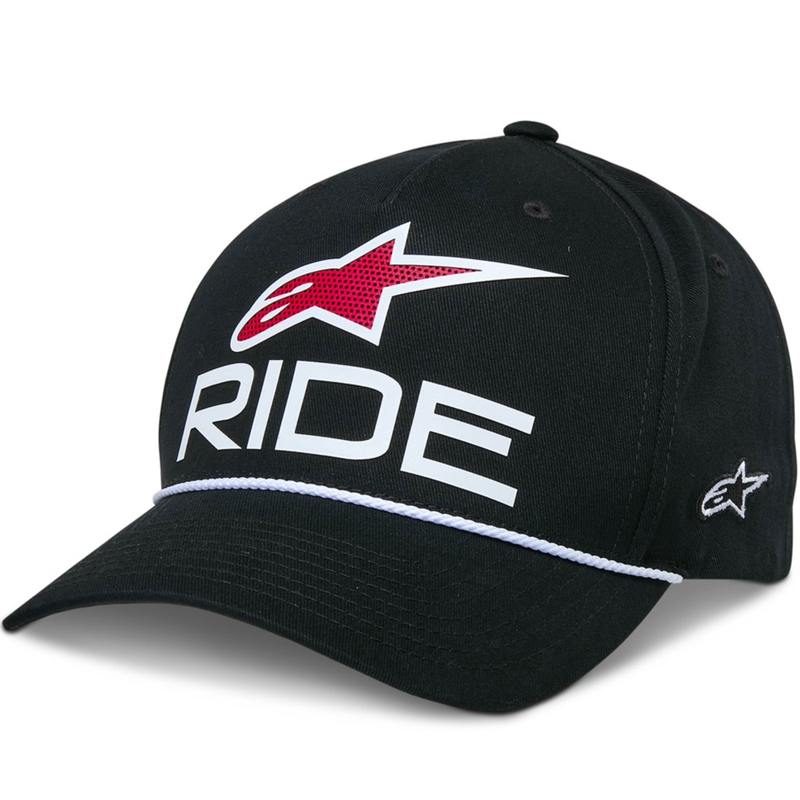Casquette Snapback Alpinestars Ride Comp noir-blanc-rouge
