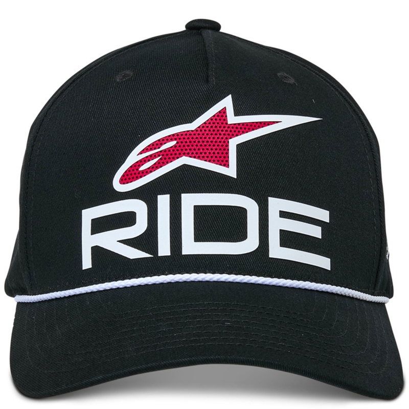 Casquette Snapback Alpinestars Ride Comp noir-blanc-rouge