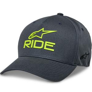 Casquette Alpinestars Ride Sonic gris-jaune fluo