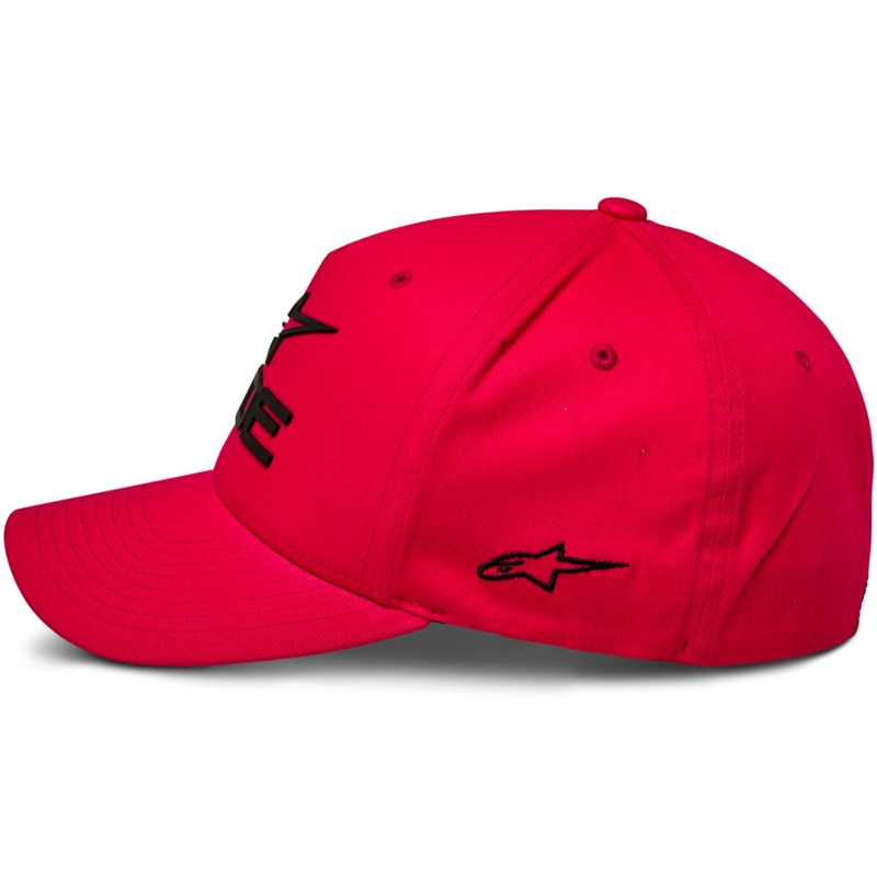 Casquette Alpinestars Ride Sonic rouge-noir