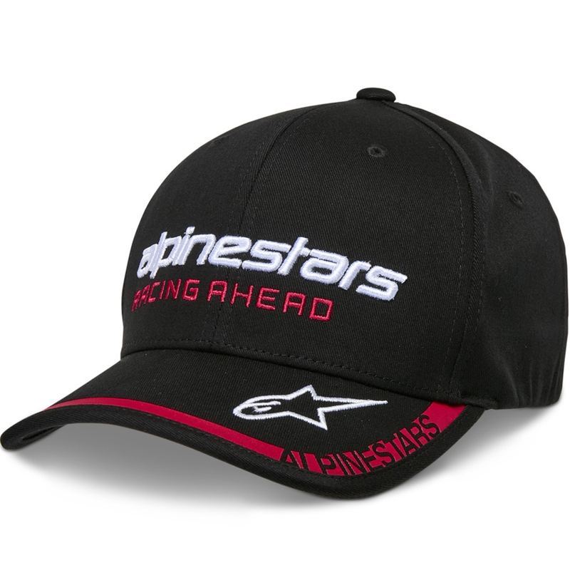 Casquette Alpinestars Ident noir-rouge