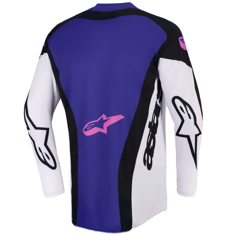 Maillot de motocross Alpinestars Techstar Knif noir-gris clair-violet
