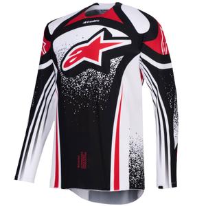 Maillot de motocross Alpinestars Techstar Nomur noir-blanc-rouge