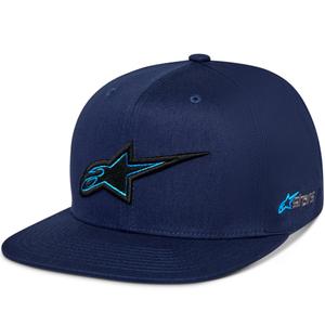 Casquette Snapback épaisse Alpinestars bleue
